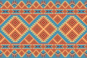 Geometric Ethnic abstract pattern seamless background vector