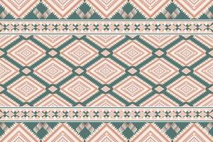 Geometric patterns Ikat seamless background embroidery. vector