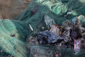 Fishing net texture, abstract texture background photo