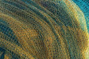 Fishing net texture, abstract texture background photo