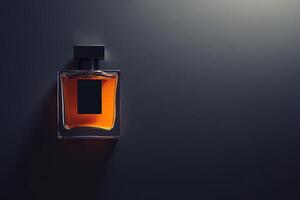Amber scent in a soft light show photo