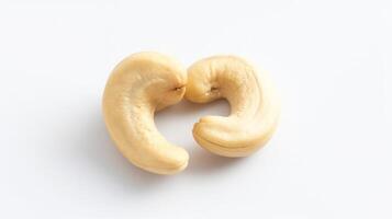 Cashew Nuts Isolated on White Background photo