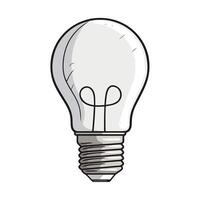 Light bulb illustration vector