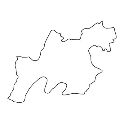 Mastung district map, administrative division of Pakistan. illustration.