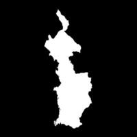 Choco department map, administrative division of Colombia. vector