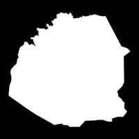 Atakora department map, administrative division of Benin. vector
