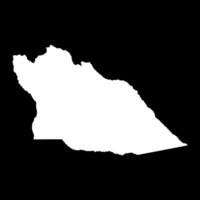 Cuando Cubango province map, administrative division of Angola. vector