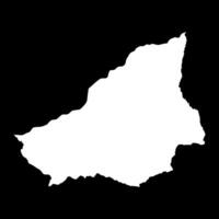 Lunda Sul province map, administrative division of Angola. vector
