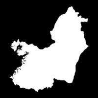 Valle del Cauca department map, administrative division of Colombia. vector