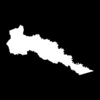 Putumayo department map, administrative division of Colombia. vector