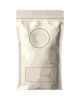 A bag of coffee on a white background vector