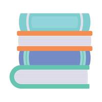 Stack of books icon illustration design vector