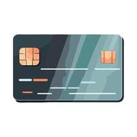 Credit card flat design illustration vector