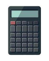 A calculator on a white background vector