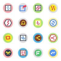 Set of User Interface Flat Icons vector