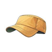 A cartoon cap on a white background vector