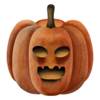 Cute Halloween Hand drawn Clipart Character Design. Isolated on Transparent Background png