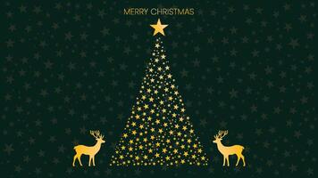 christmas background isolated in green background, suitable for decoration holiday , simple minimalist and elegance background vector