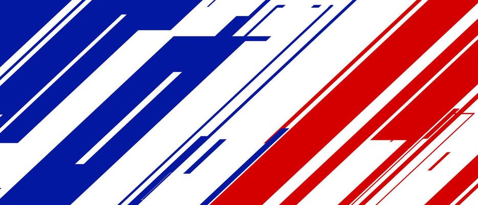 a red, white and blue striped background