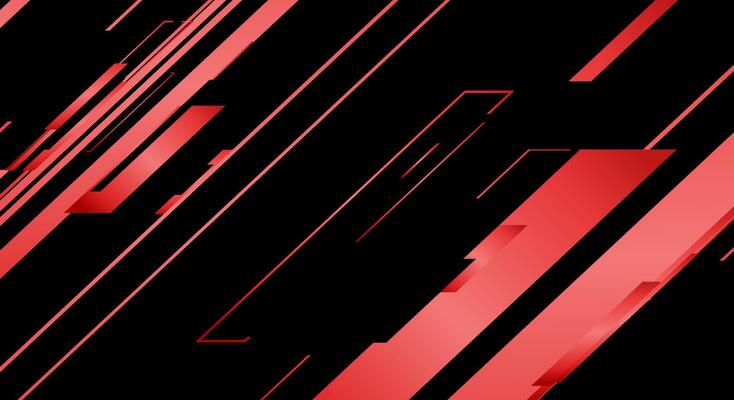 a red and black background with lines