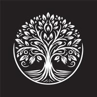 tree logo illustration company elegant modern vector
