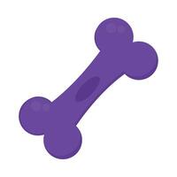 Purple bone icon isolated on white background illustration vector