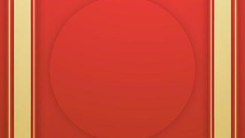Luxury red background with gold bars. Chinese style. vector