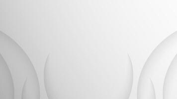 White gradient background with shadow curve. vector