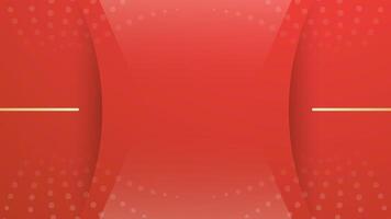 Elegant red and gold background in Chinese concept. vector