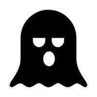 A ghost icon on a white background vector