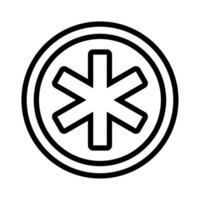 A black and white image of an arrow in a circle vector