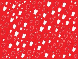 Flat Christmas Element Seamless Pattern Design Wallpaper Background vector