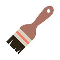 A paint brush icon on a white background vector
