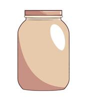 Jar jar of honey illustration design vector