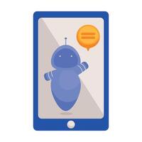 Chatbot for your website vector