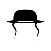 A hat with a long tail on it vector