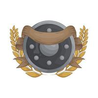 Ribbon on Shield Badge vector