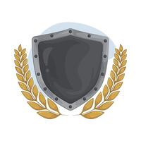Victory Shield and Laurel vector