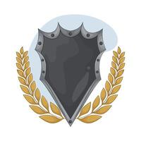 Victory Shield and Laurel illustration vector