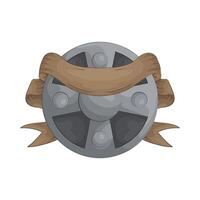 illustration of Classic Shield with Ribbon vector