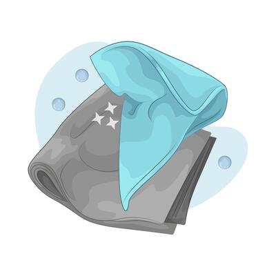 illustration of Creative Napkin Display