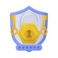 Password Security Lock vector