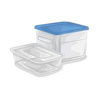 illustration of Food Container with Minimalist Design vector