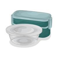 Practical Lunch Box illustration vector