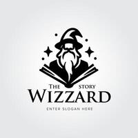Logo Wizzard Minimalist luxury template vector