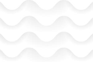 abstract background wave white color gray shadow vector