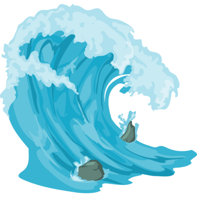 Cartoon Waves PNGs for Free Download