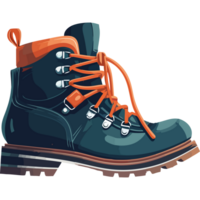 An illustration of a hiking boot png