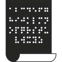 A black and white image of a document with dots png