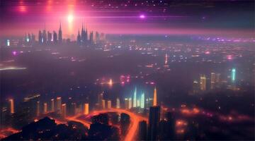 A fantasy world of the future, presenting a new planet with futuristic scenery and imaginative landscapes, ideal for sci-fi enthusiasts and space exploration fans. video